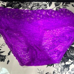 NWOT No Boundaries Lace HipsPanty SIZE XL